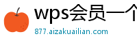 wps会员一个月怎么算